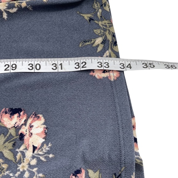 Wallflower Floral Midi Sleeveless V Neck Dress Large - Picture 11 of 12